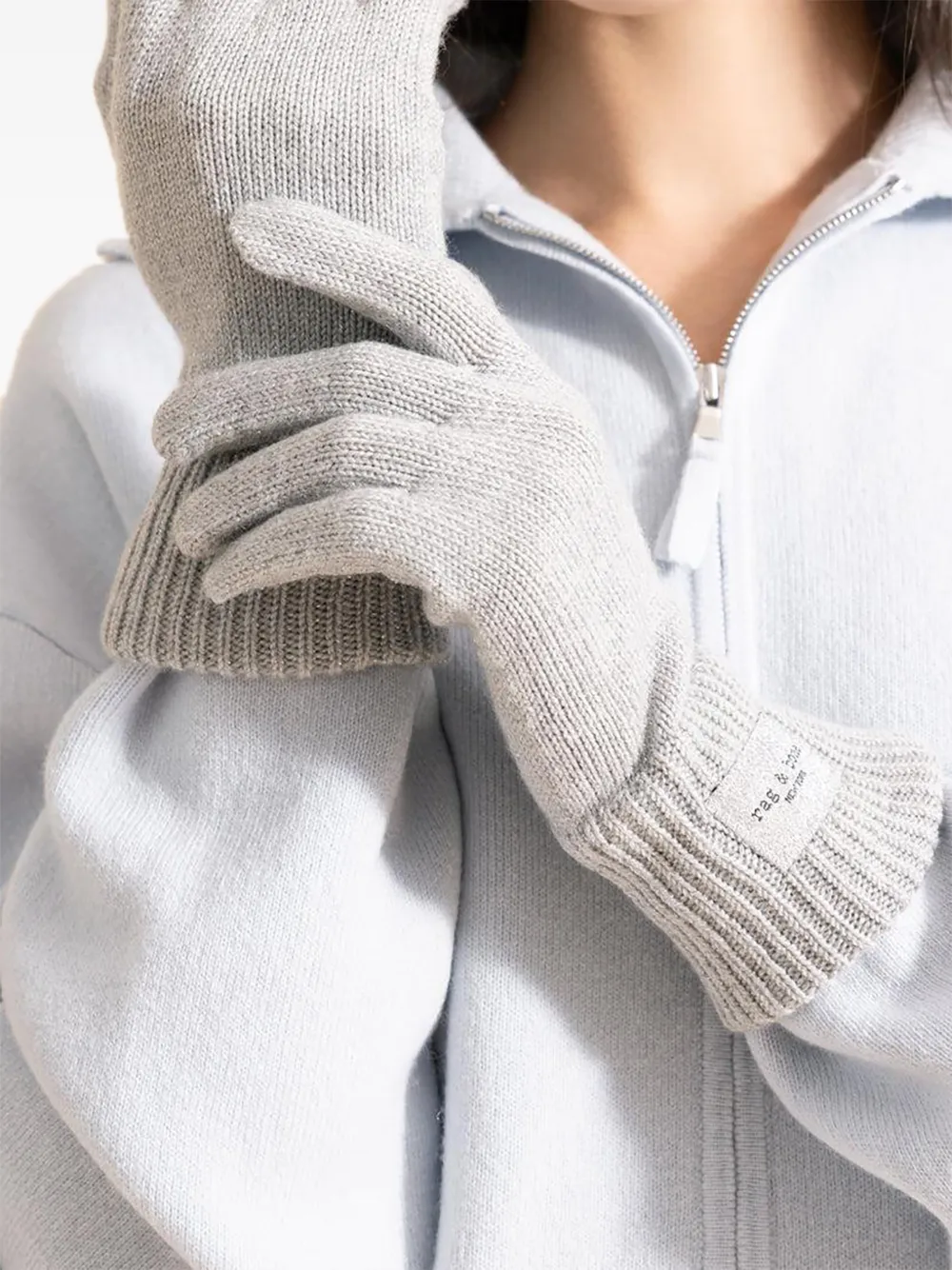  Rag & Bone Guantes Blake - Gris 