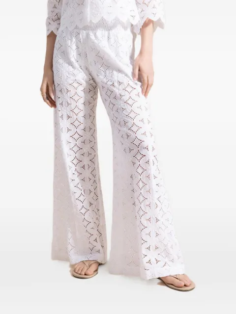 Temptation Positano pantalones Coriandolo calados