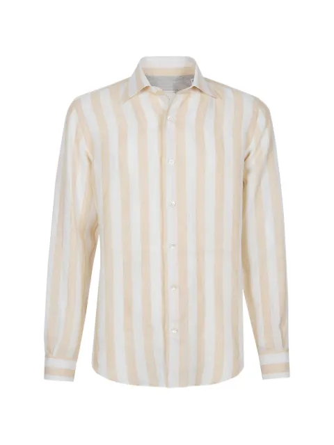 Eleventy long-sleeve striped shirt