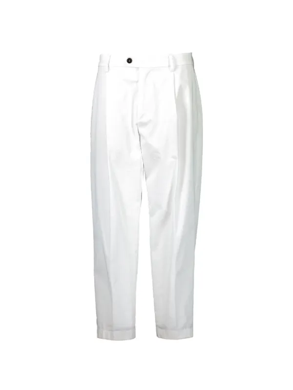 Eleventy Pence Over Trousers in White