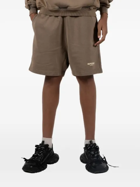 Represent logo-print track shorts