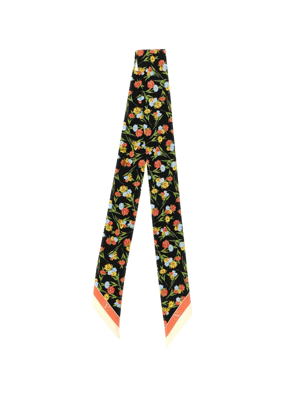 Valentino Garavani Après l'hiver-Garofani print bandeau - Nero