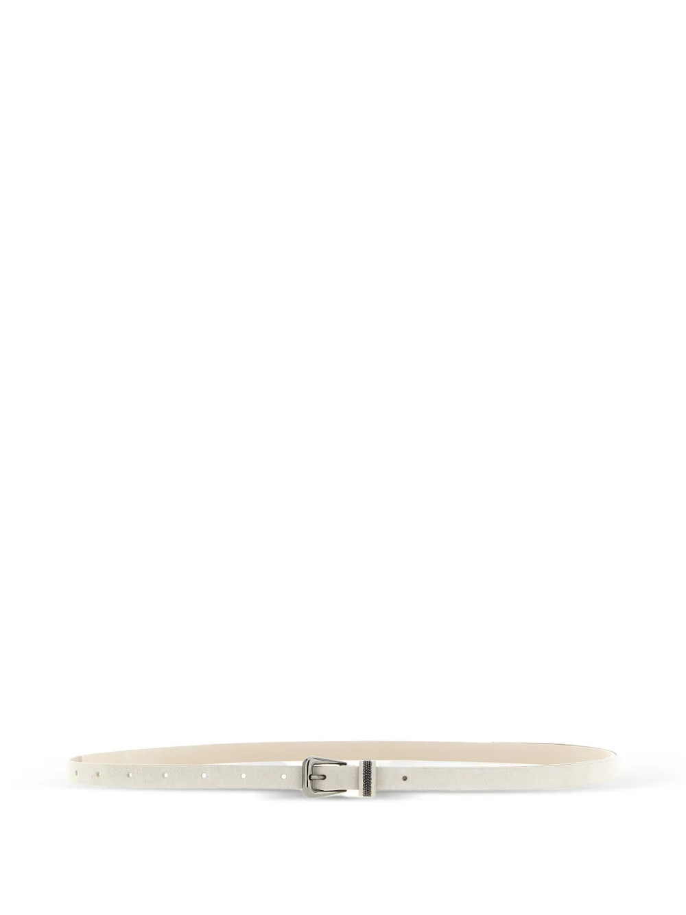 Brunello Cucinelli monile suede belt - Toni neutri