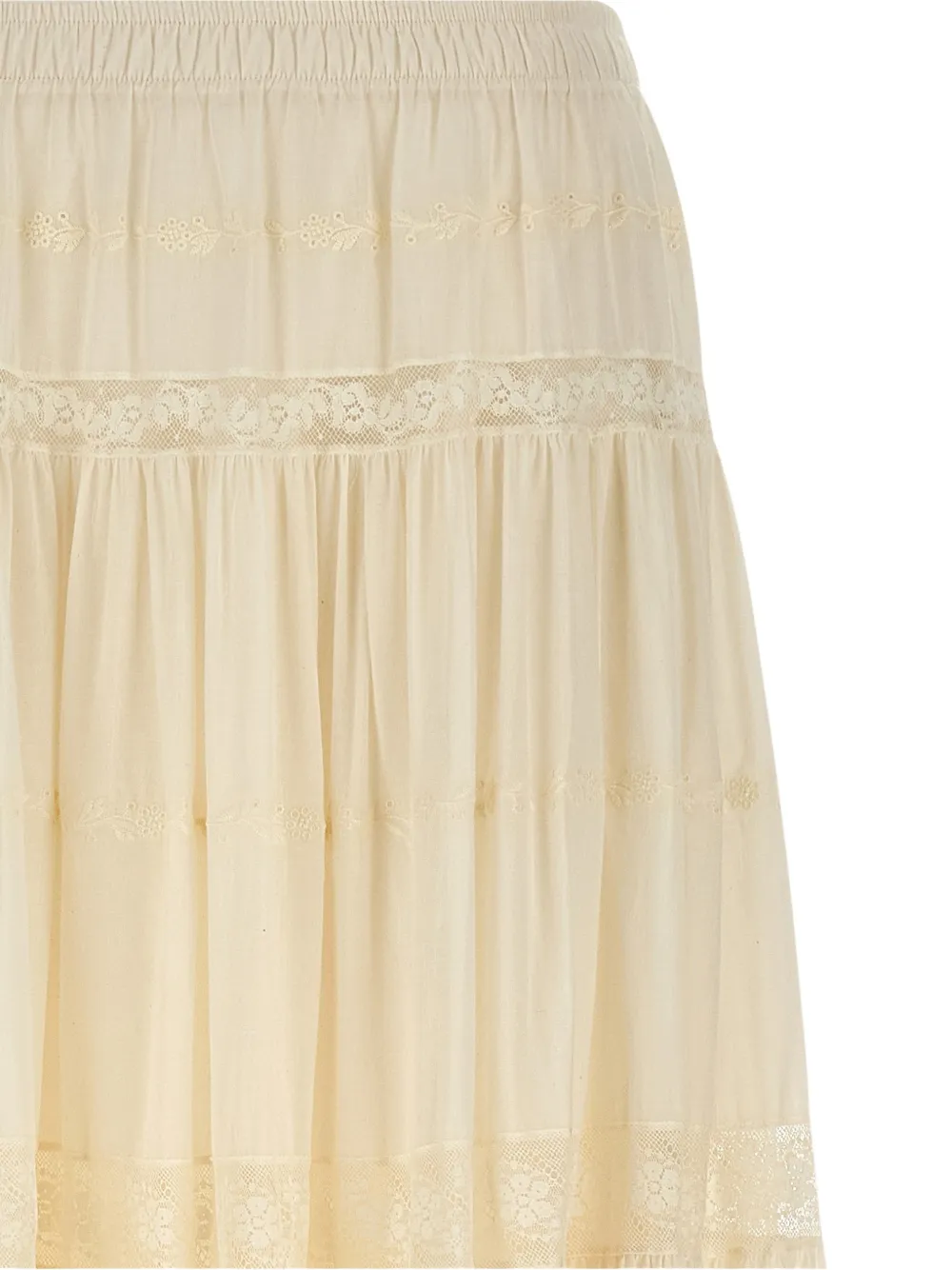 Ermanno Scervino レースインサート マキシスカート | ニュートラル