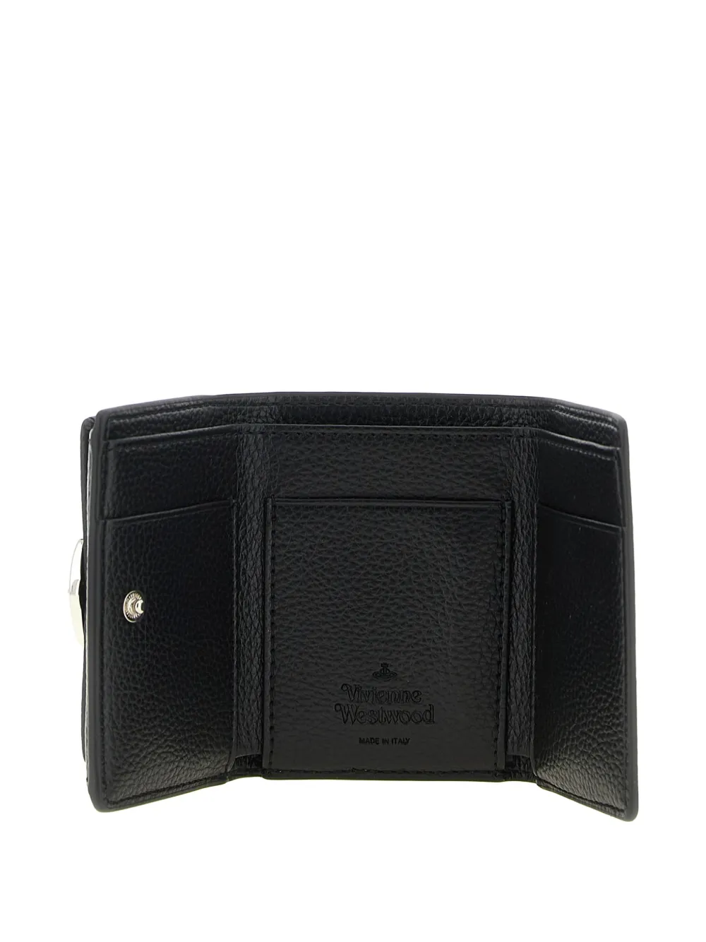 Vivienne Westwood Small Orb Logo Wallet In Black