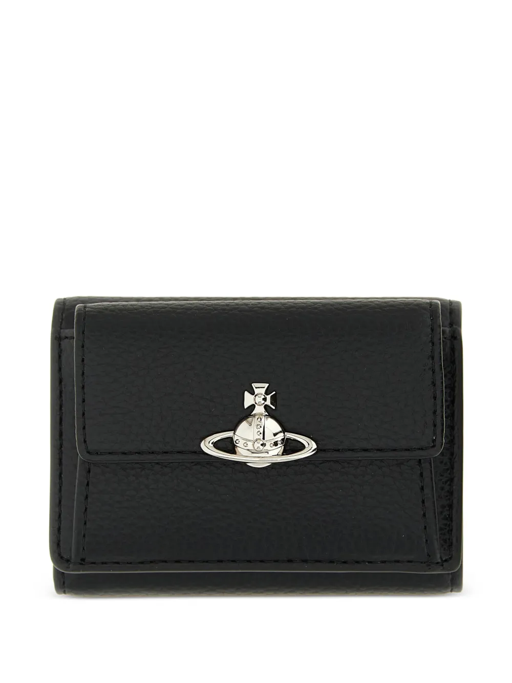 Vivienne Westwood small Orb logo wallet - Nero