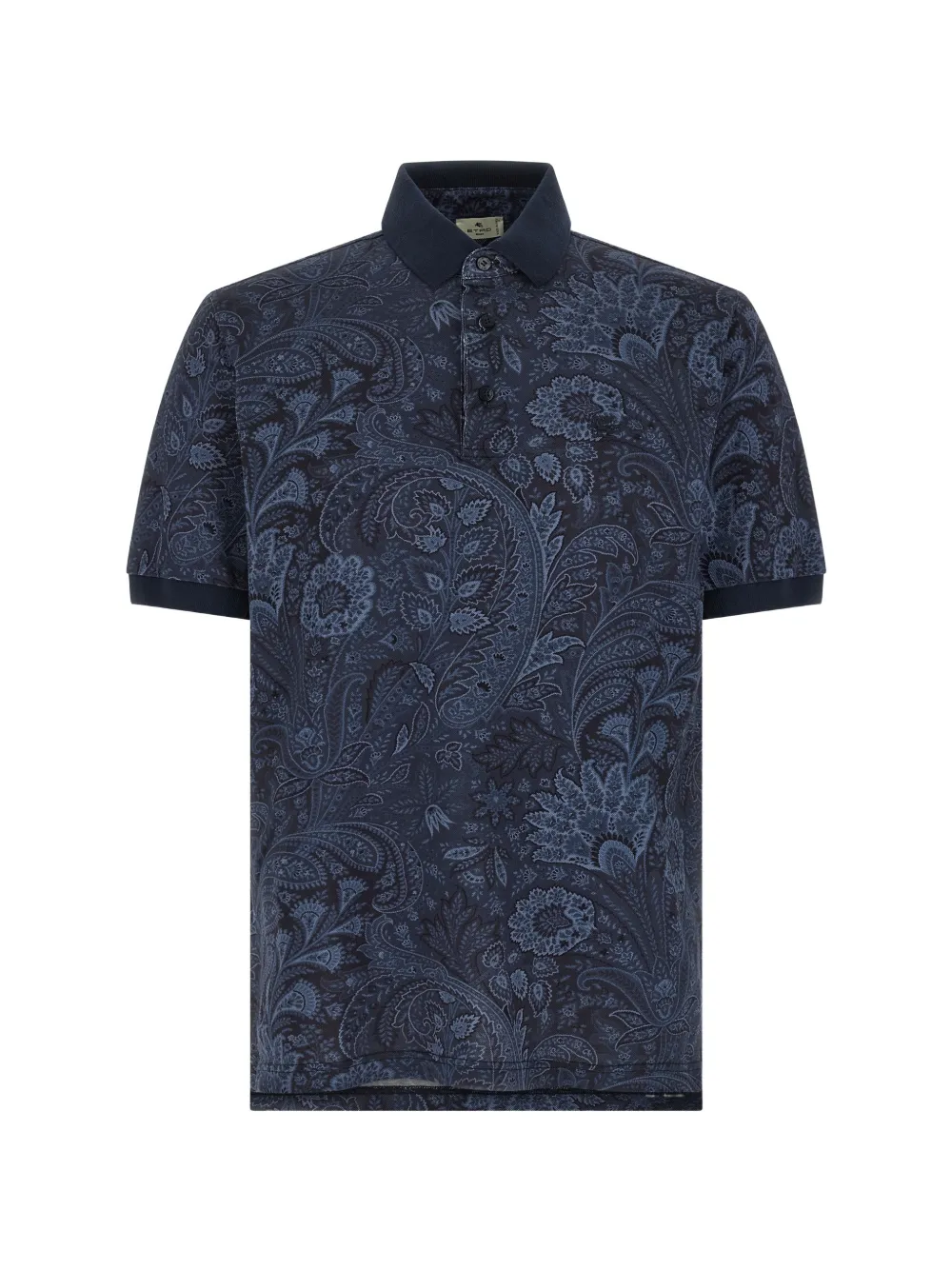 ETRO arnica paisley pegaso polo shirt - Blu