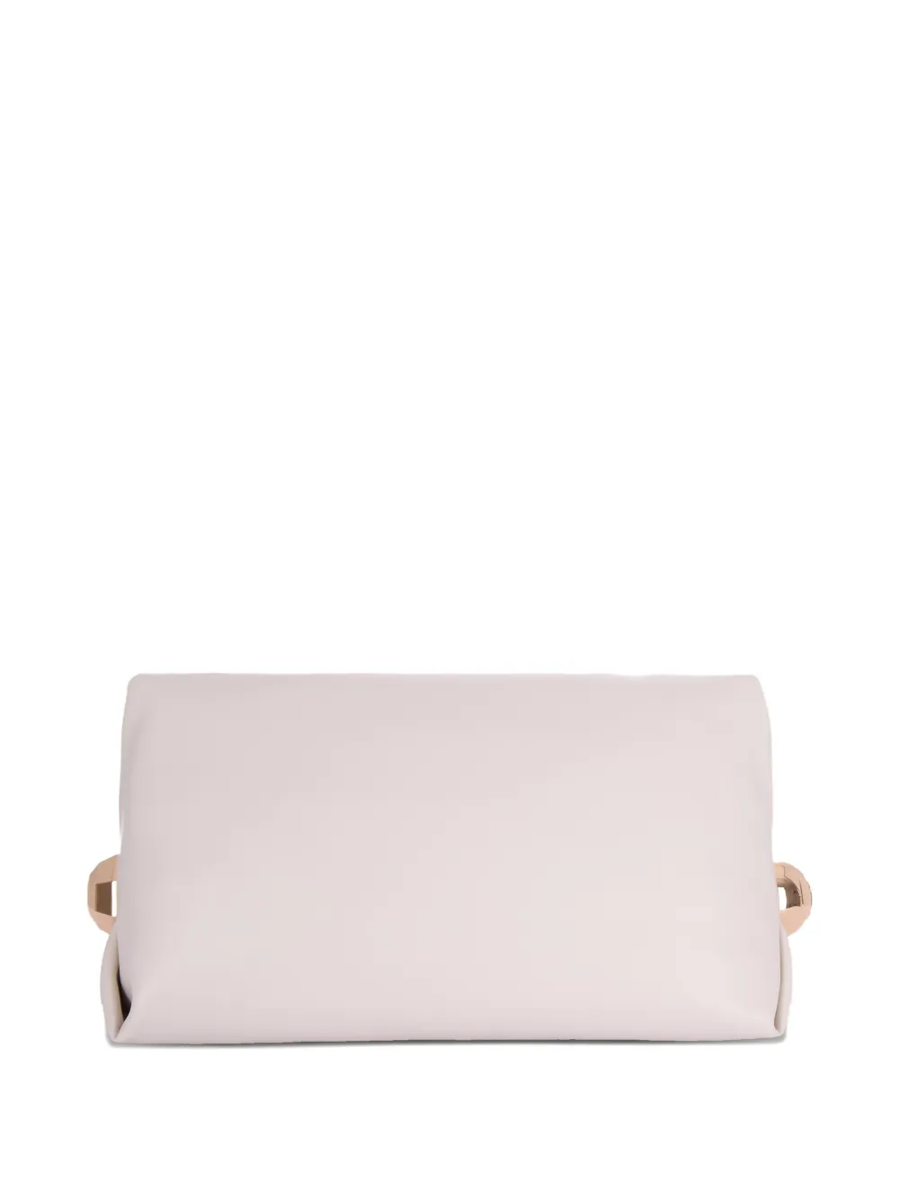 LIU JO pale hardware clutch bag - Beige
