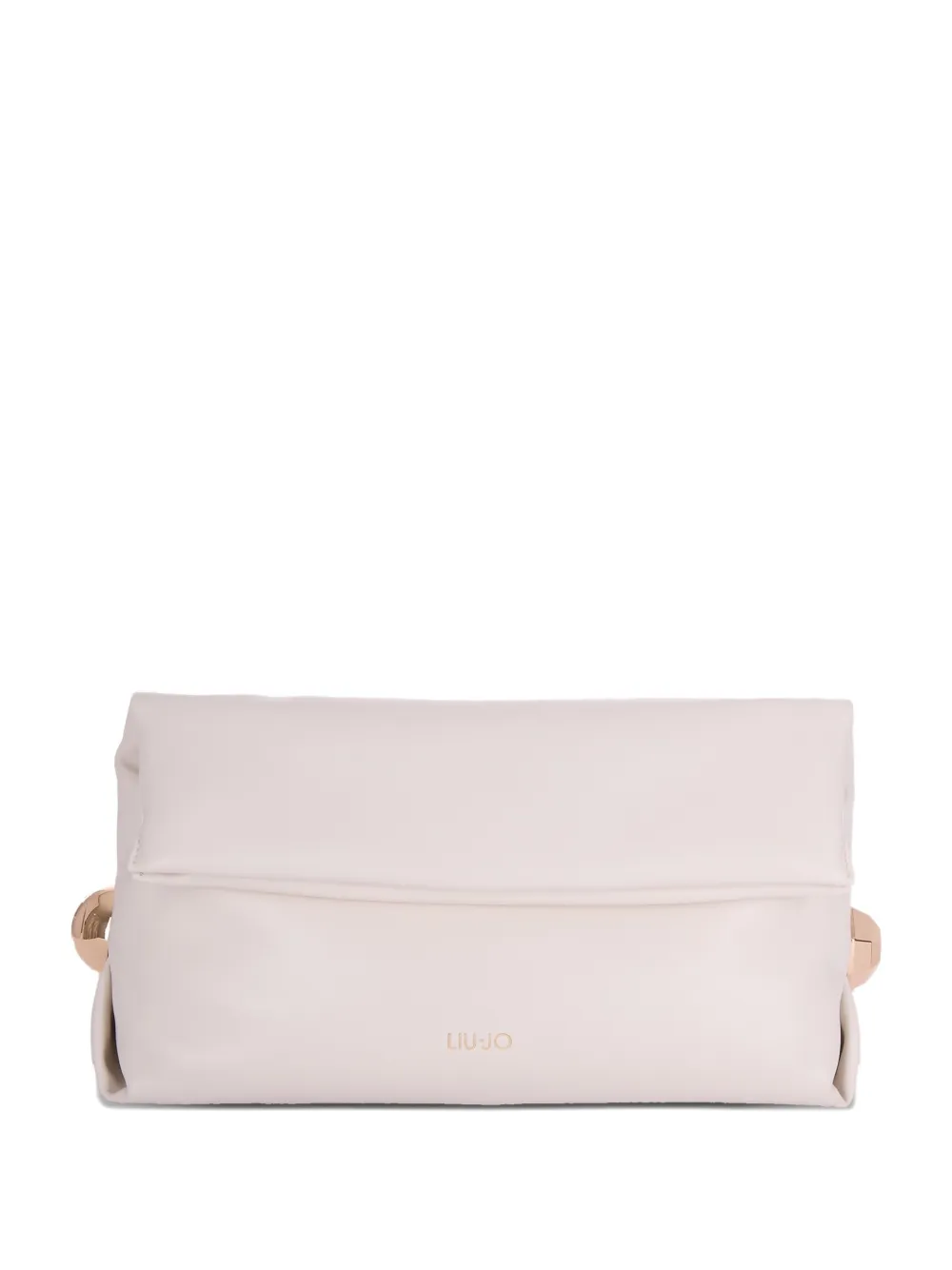 LIU JO pale hardware clutch bag - Toni neutri