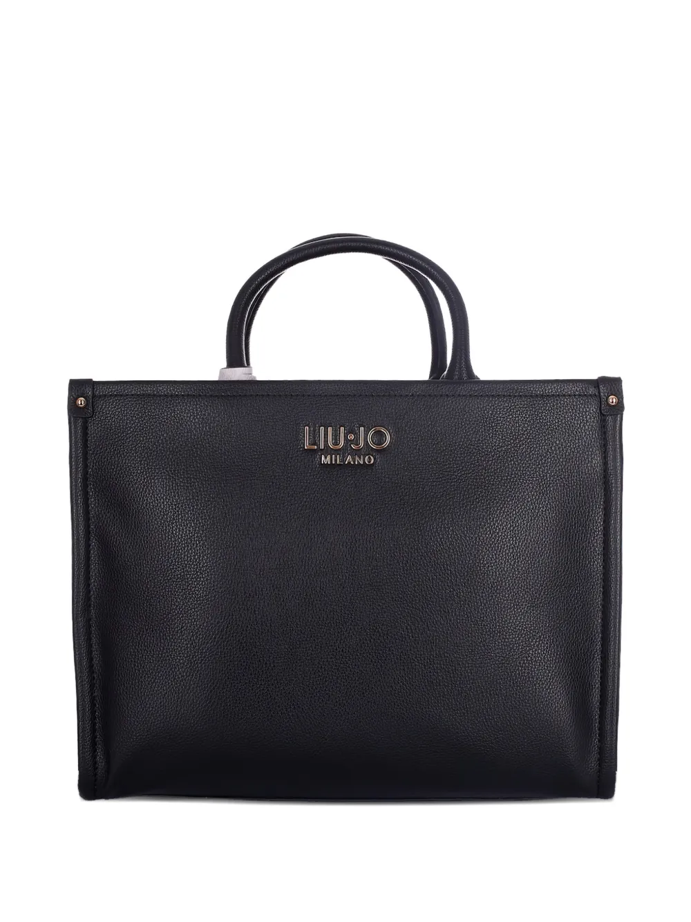 LIU JO medium charm-detail tote bag - Nero