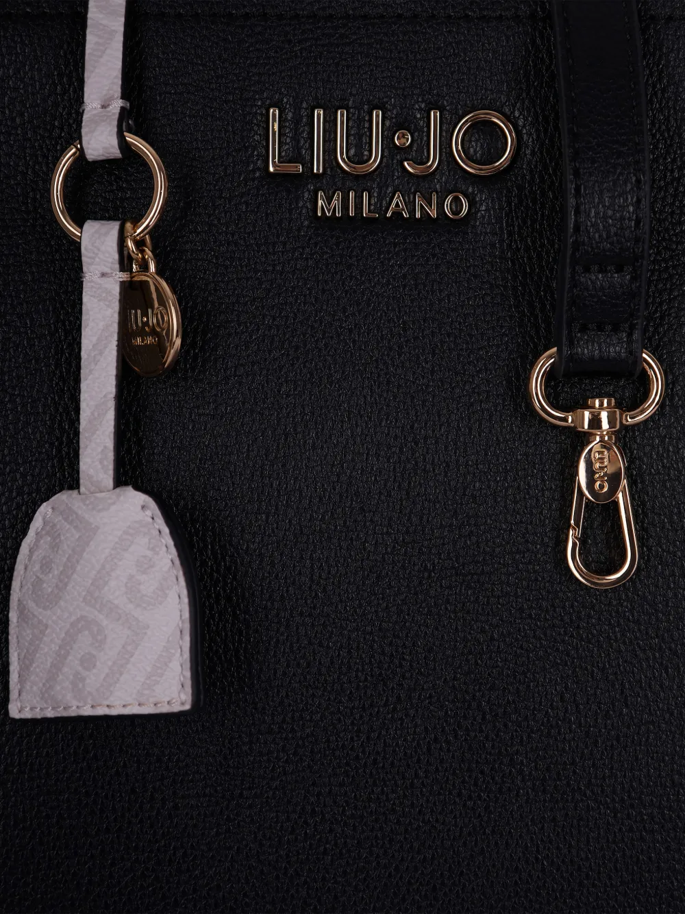 Medium Charm-Detail Tote Bag