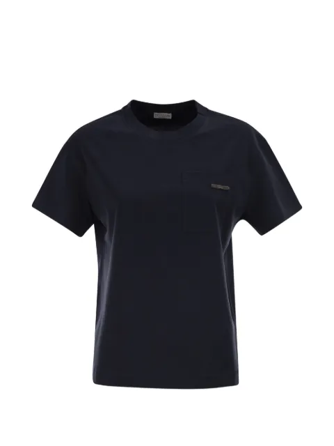 Brunello Cucinelli playera con bolsillos en el pecho