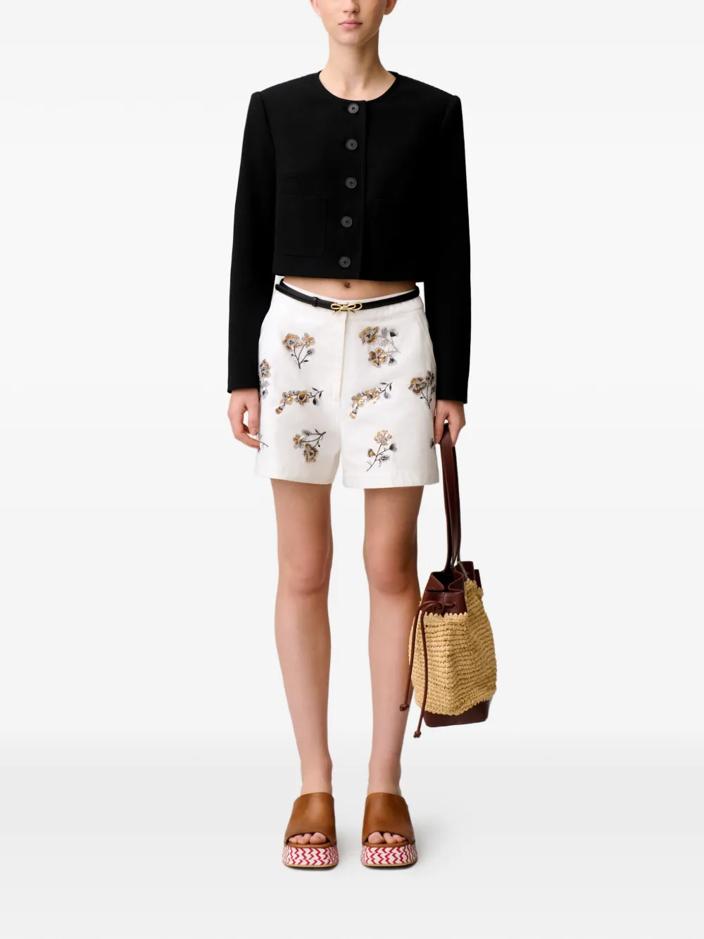 Claudie Pierlot Jack met ronde hals Zwart