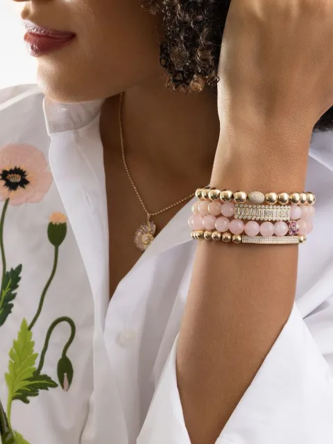 Sydney Evan 14K yellow gold diamond bracelet