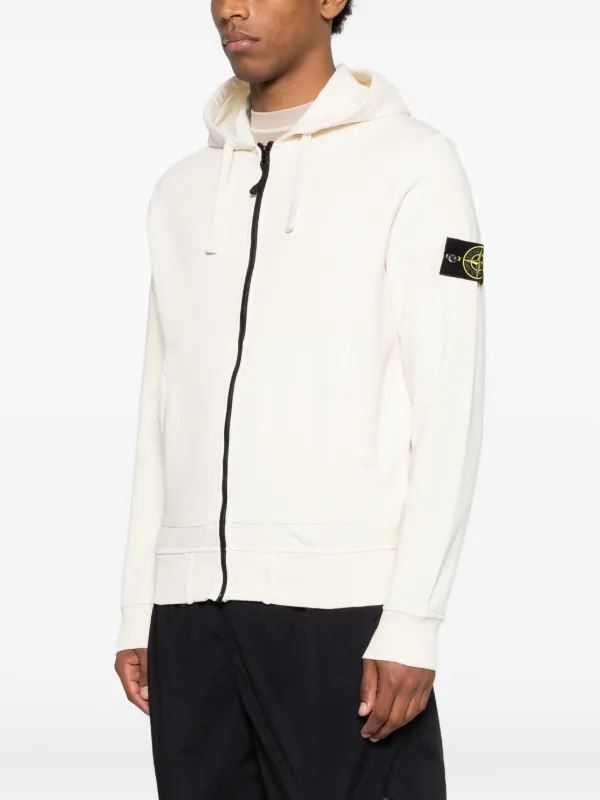 Stone Island ジップアップ パーカー | ニュートラル | FARFETCH JP