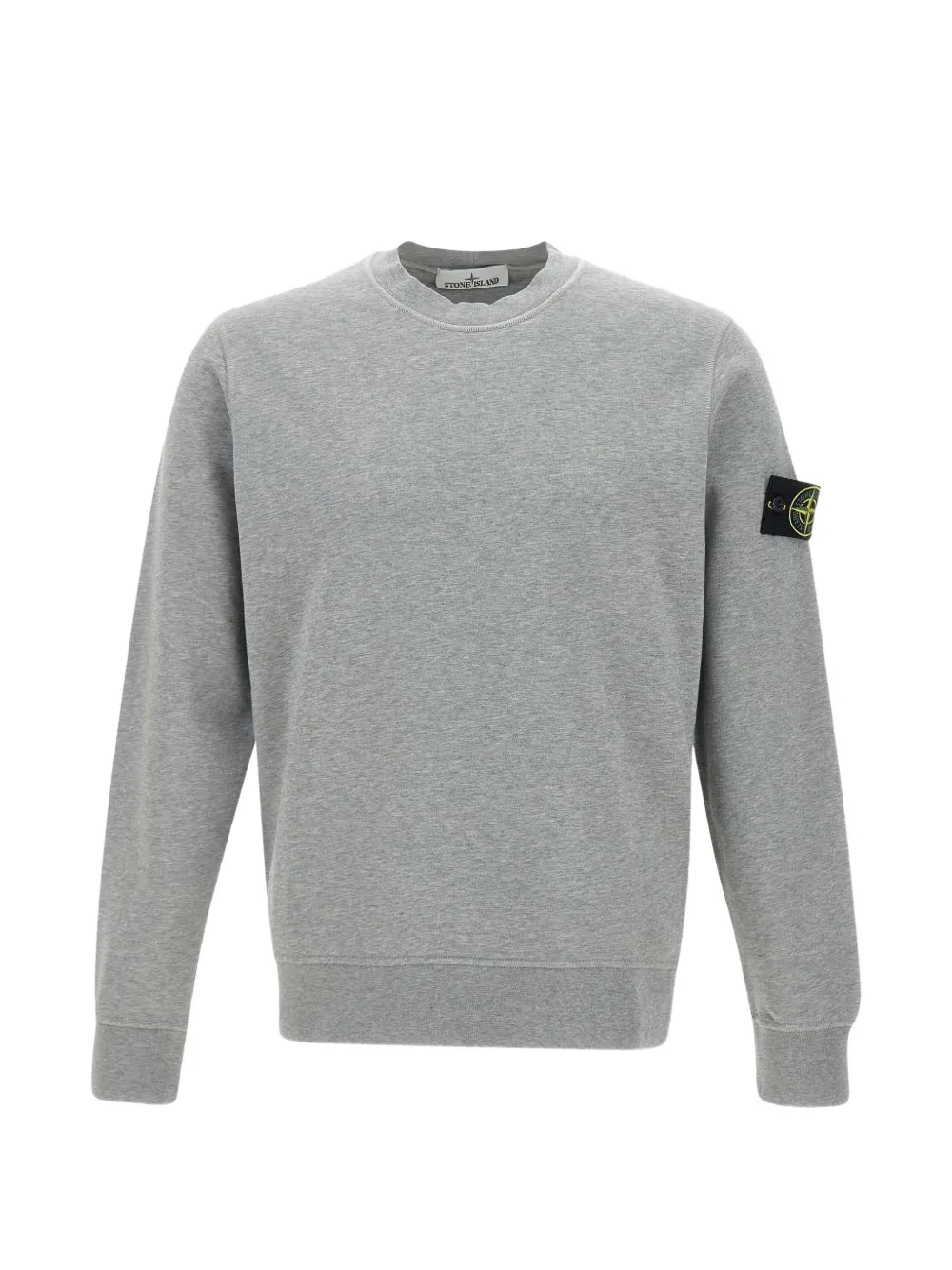 Stone Island badge-detail crew-neck sweatshirt - Grigio