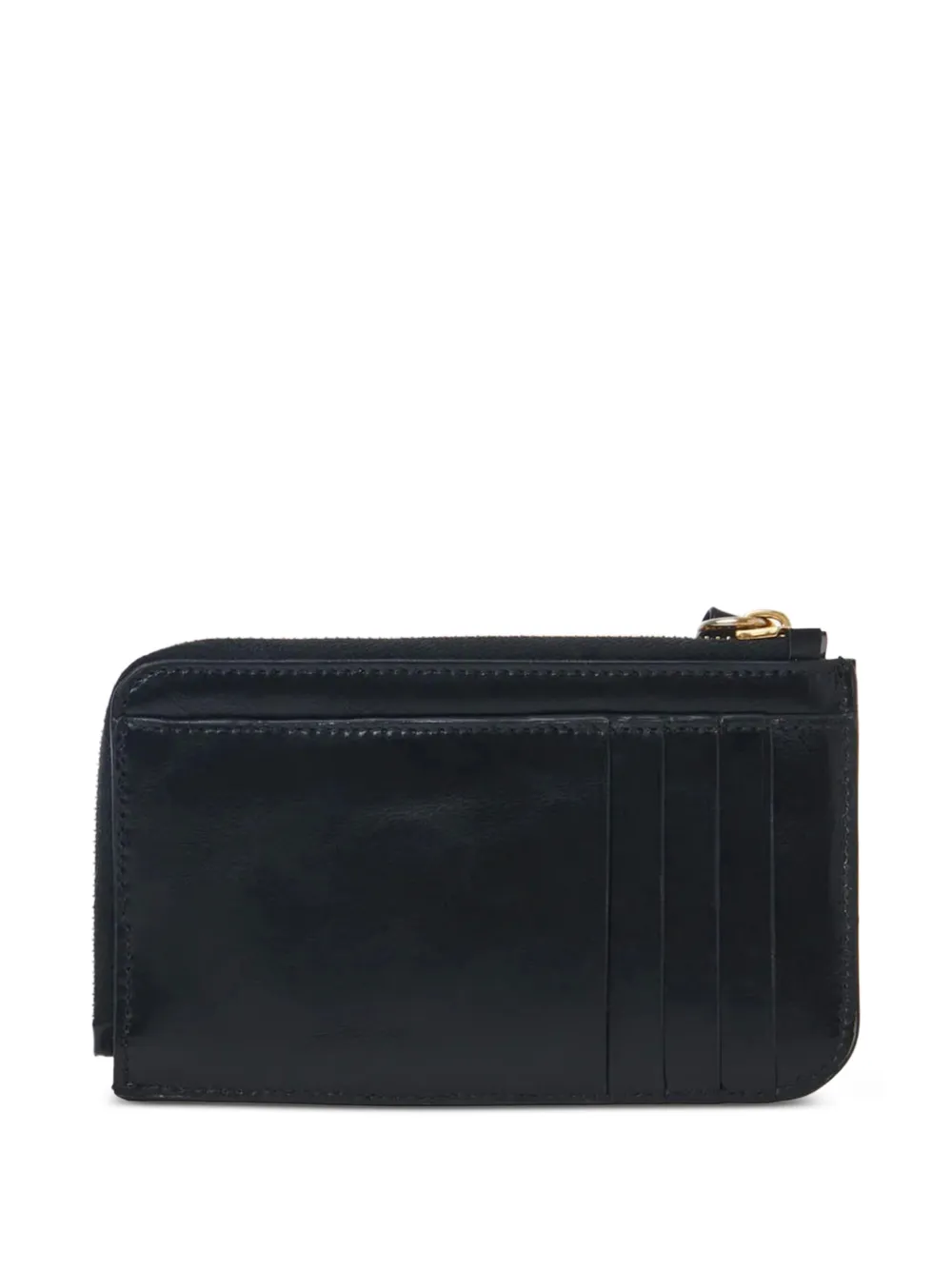  Chloé Alphabet Charm Zip Wallet - Black 