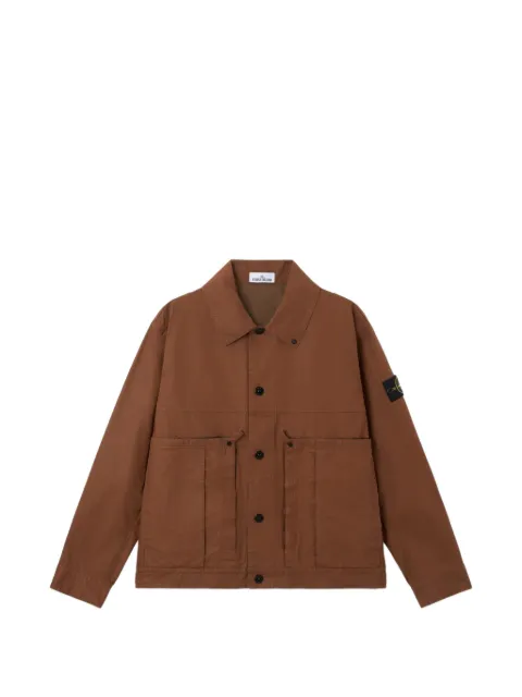 Stone Island button patch jacket