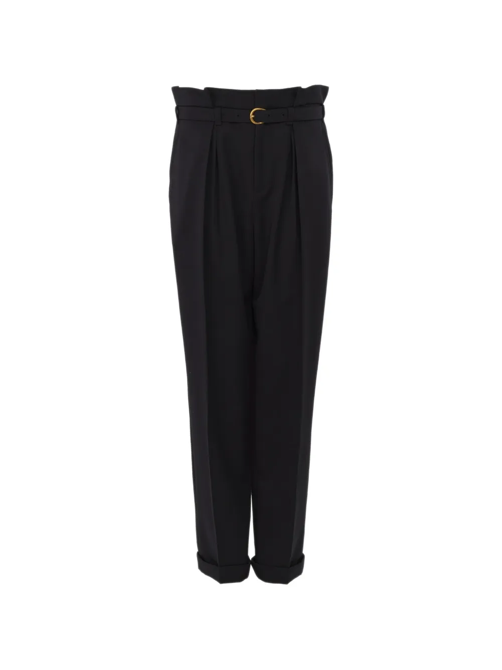 Chloé belted pleated trousers - Nero