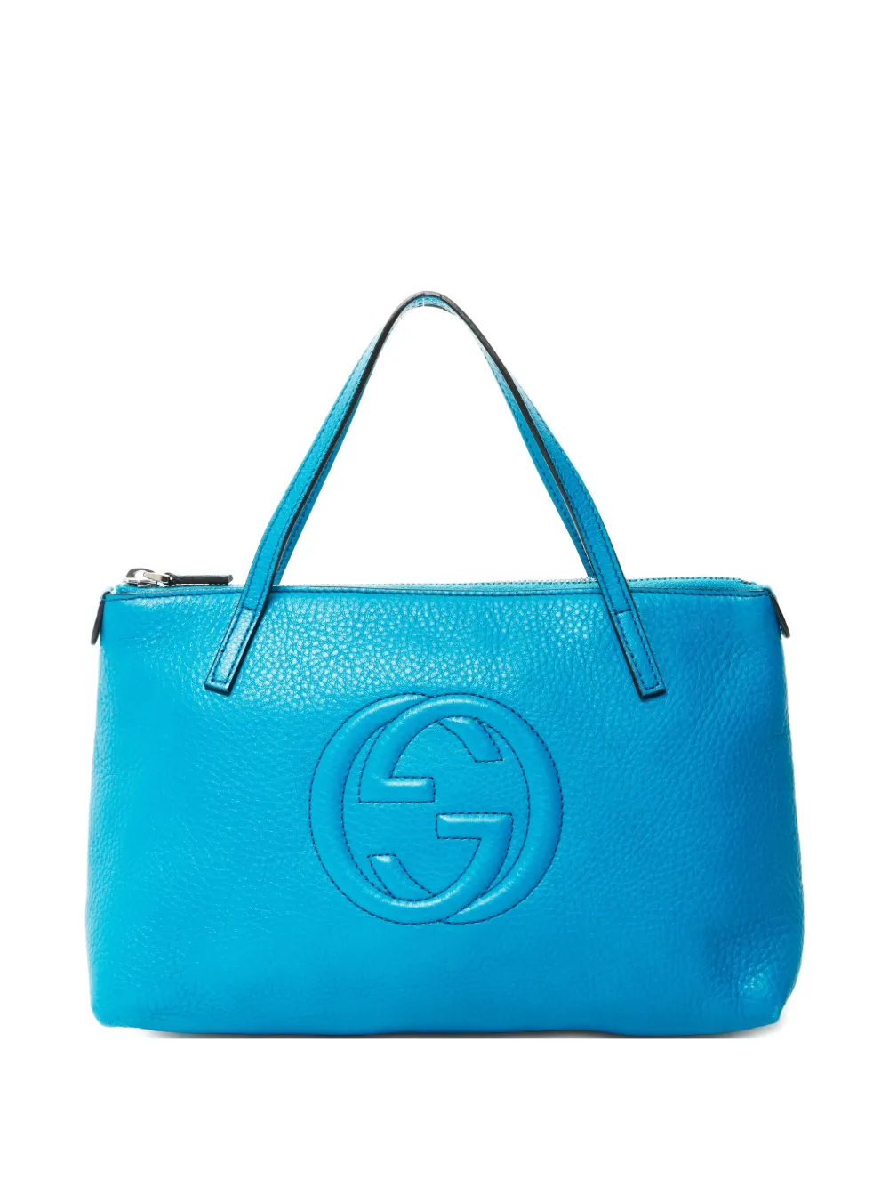 Gucci Pre-Owned Soho logo handbag - Blu