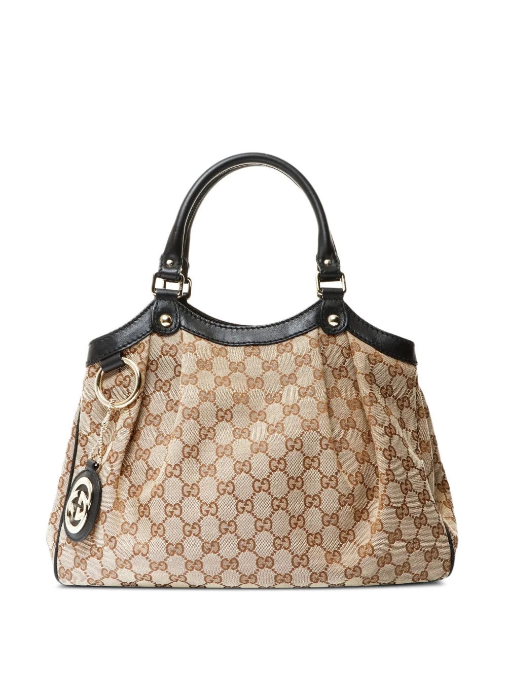 Gucci Pre-Owned Sukey GG-canvas handbag - Toni neutri