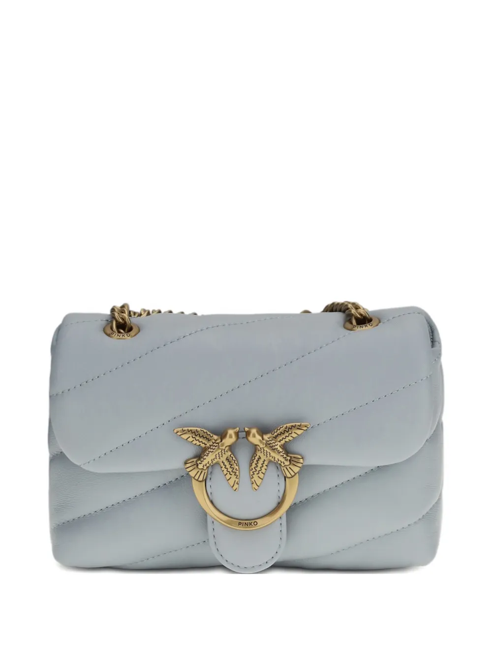 PINKO Baby Love quilted shoulder bag - Blu