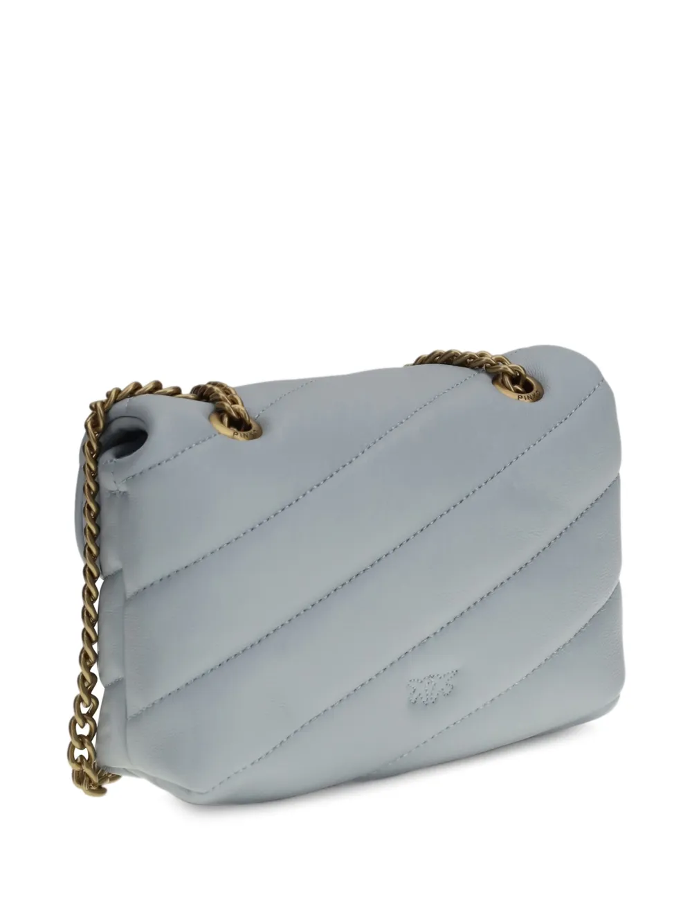 PINKO Love gewatteerde maxi-schoudertas Blauw