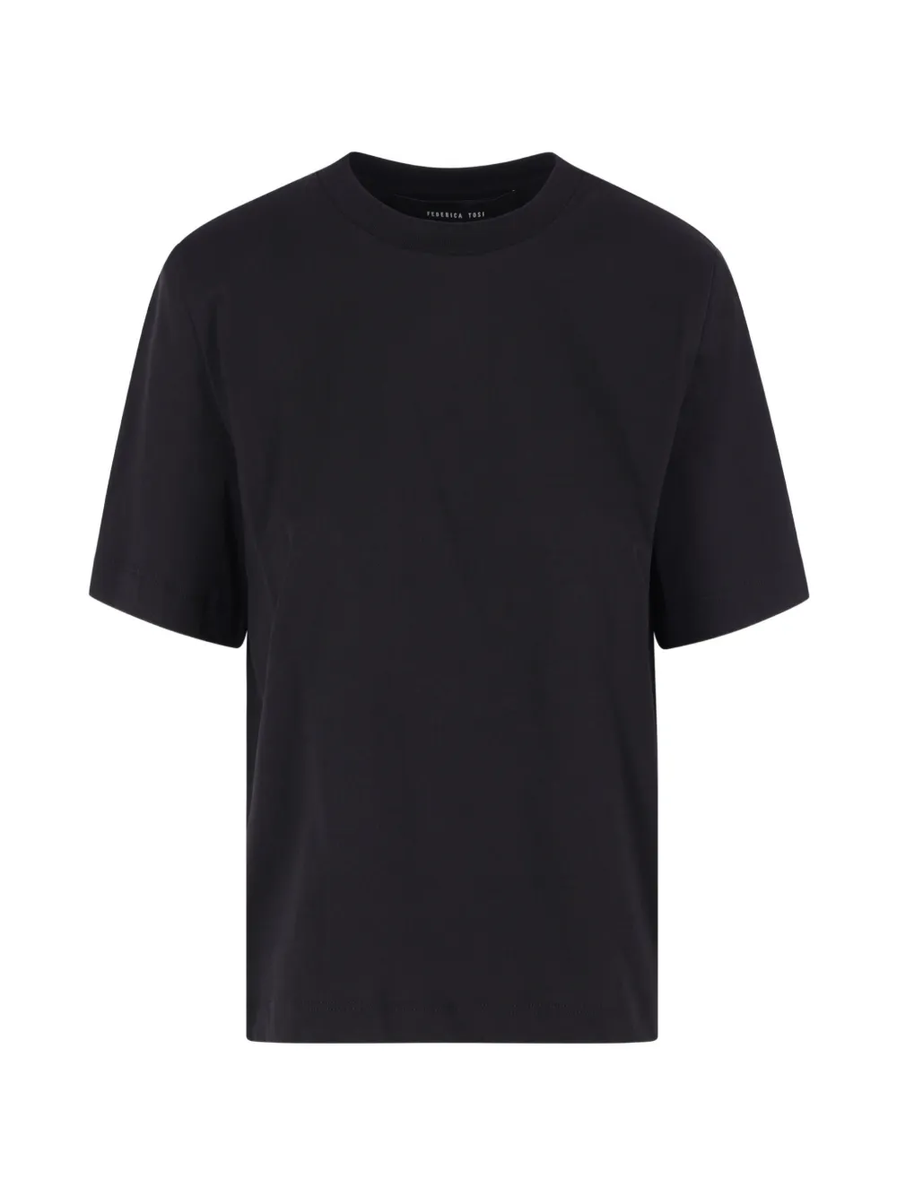 Federica Tosi crew-neck T-shirt - Nero