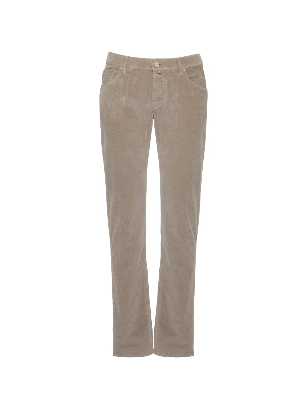Jacob Cohën corduroy-texture trousers - Marrone