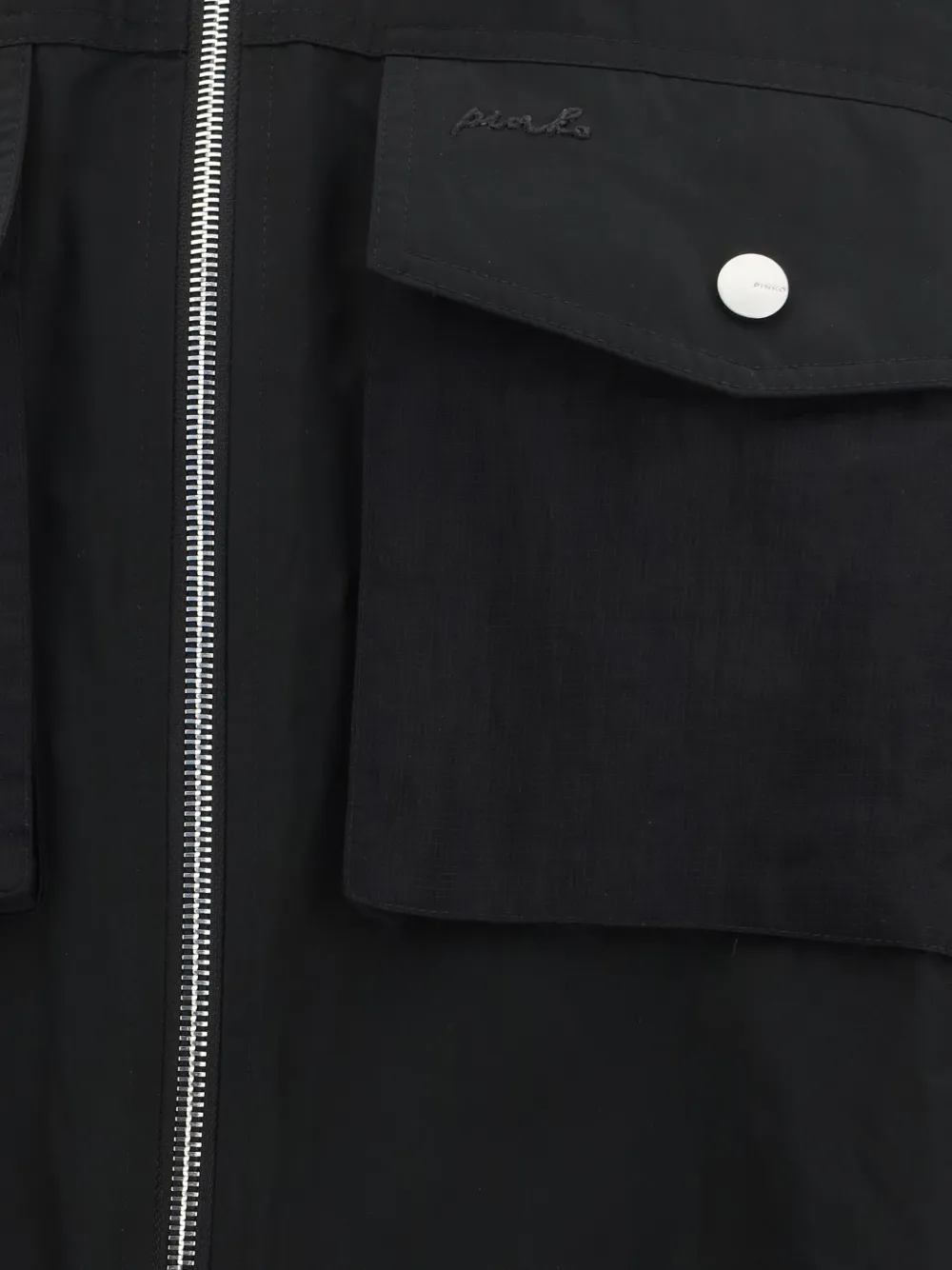  Pinko Chest-pocket Jacket - Black 