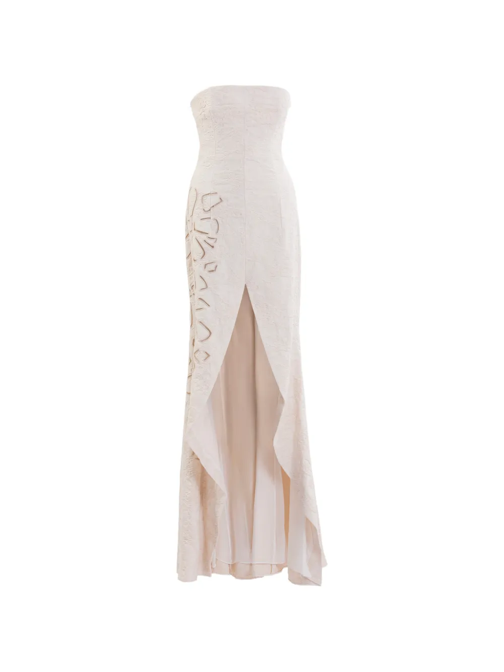 Saiid Kobeisy detachable-sleeves maxi dress - Toni neutri