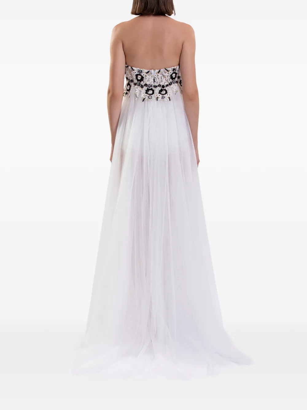 Saiid Kobeisy Tulen maxi-jurk Wit