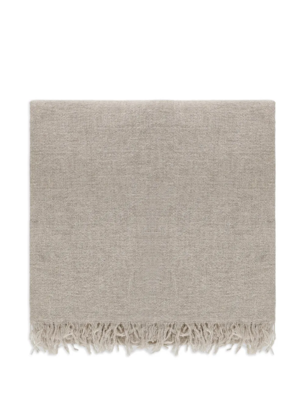Antonelli Clementina fringed scarf - Toni neutri