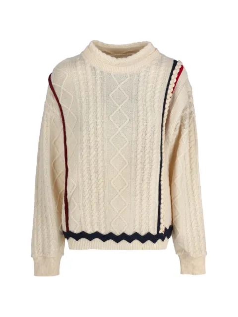 Vintage pull à rayures