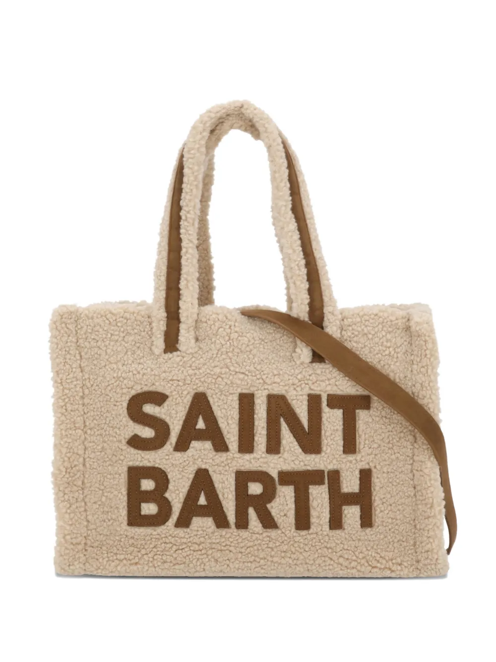 MC2 Saint Barth Colette Teddy logo tote bag - Toni neutri