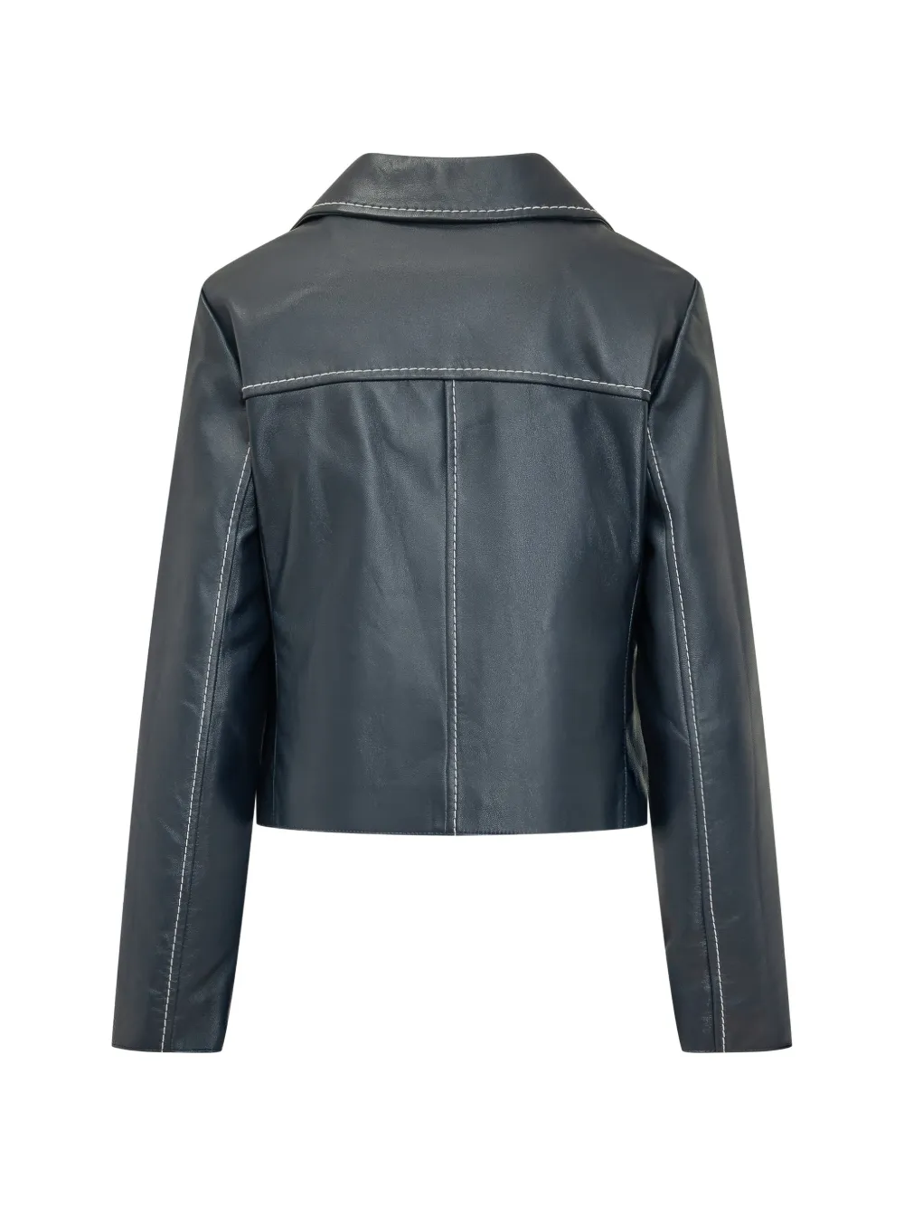 Michael Kors Leren blazer Blauw