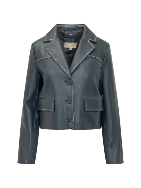 Michael Michael Kors heavy leather blazer