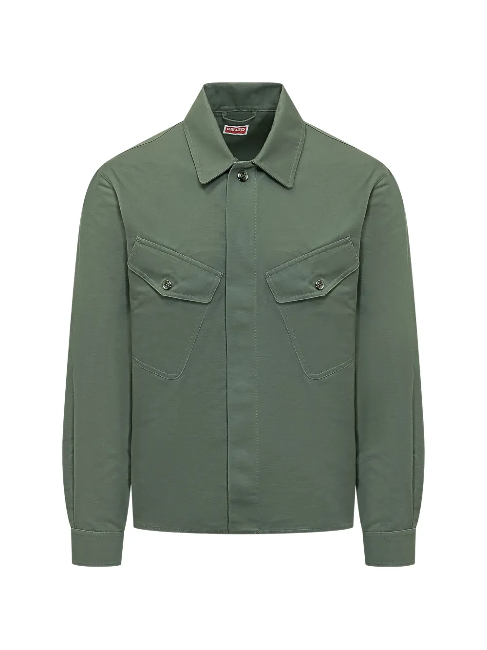 Kenzo flap pocket overshirt - Verde