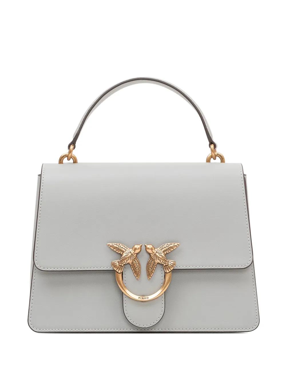 PINKO medium Love Bird tote bag - Grey
