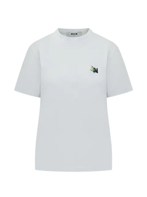 MSGM crewneck graphic T-shirt