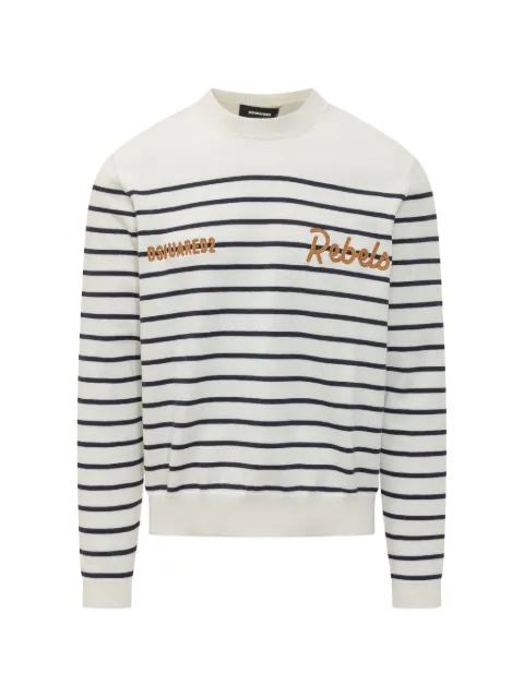 DSQUARED2 striped knit sweater 