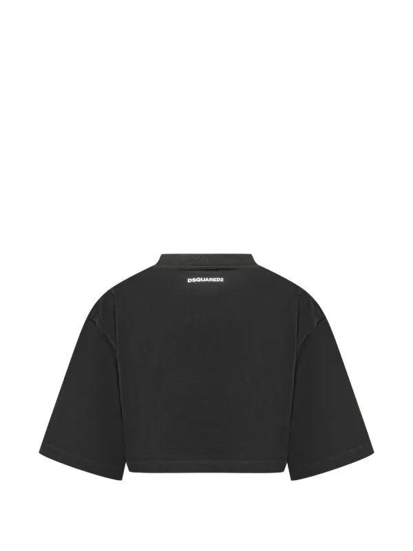 DSQUARED2 プリント Tシャツ | ブラック | FARFETCH JP