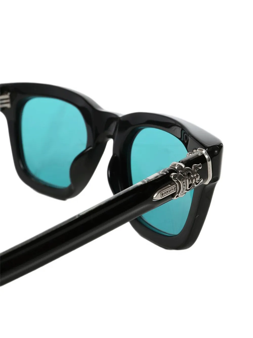  Chrome Hearts Square-frame Sunglasses - Black 