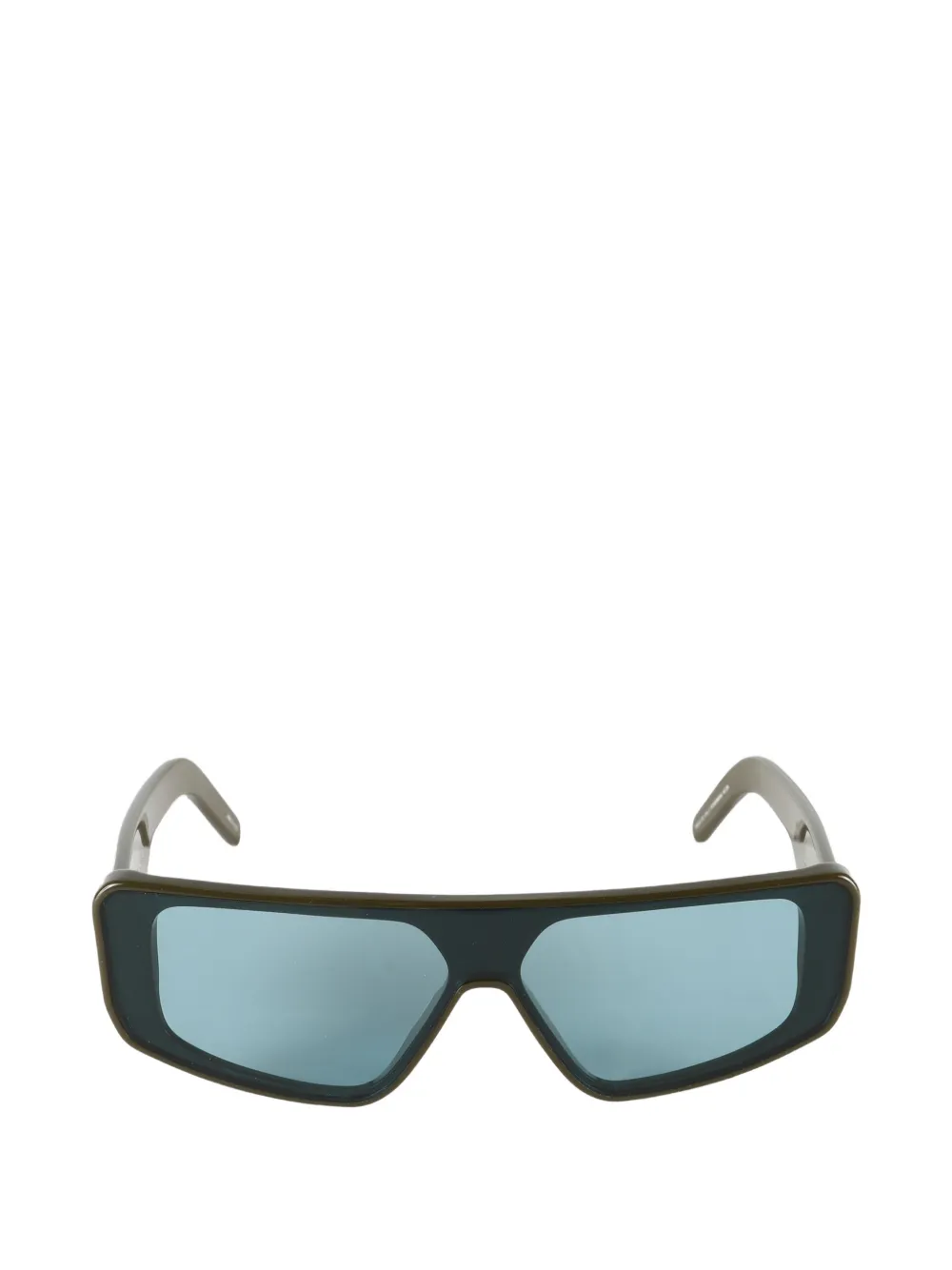 Rick Owens Performa rectangle sunglasses - Verde