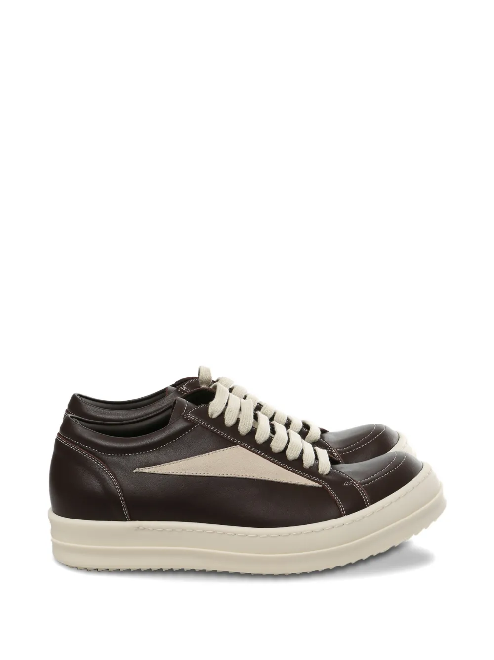 Rick Owens panelled sneakers Bruin