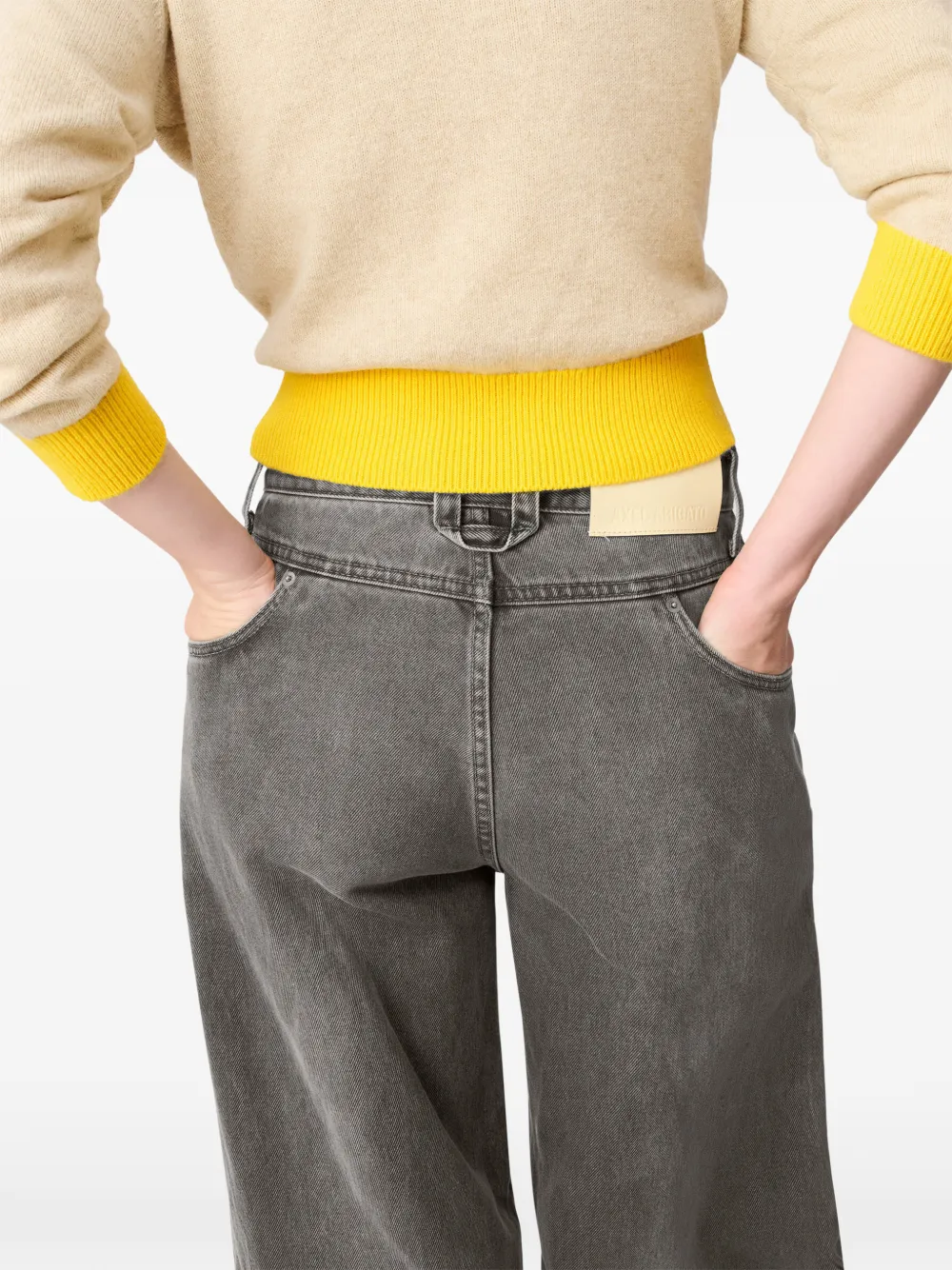 Axel Arigato Omgekeerde jeans Grijs