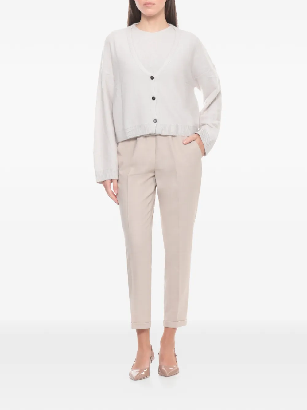  Antonelli Sleeveless Knitwear - Neutrals 