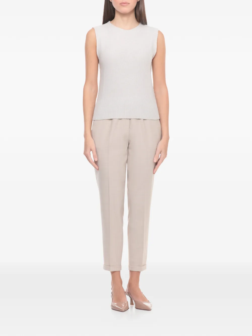  Antonelli Sleeveless Knitwear - Neutrals 