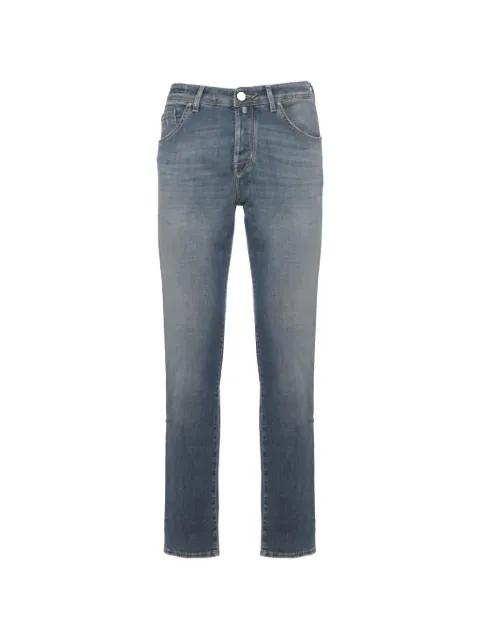 Jacob Cohën logo-patch straight jeans