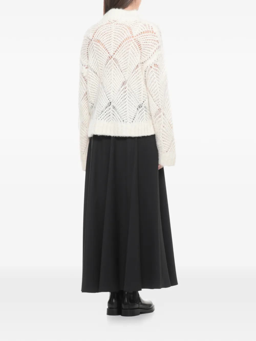  Antonelli Openwork Sweater - Neutrals 